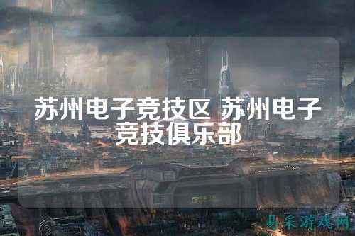 苏州电子竞技区 苏州电子竞技俱乐部