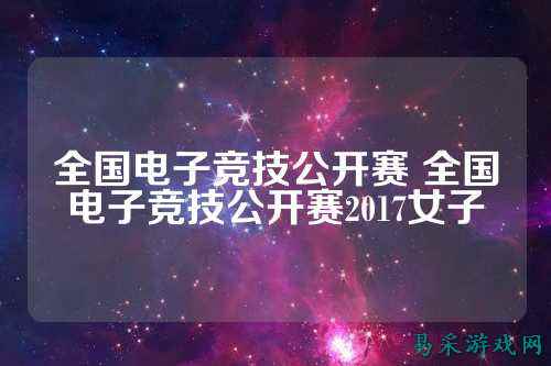 全国电子竞技公开赛 全国电子竞技公开赛2017女子