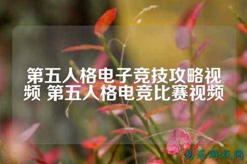 第五人格电子竞技攻略视频 第五人格电竞比赛视频