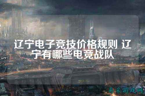 辽宁电子竞技价格规则 辽宁有哪些电竞战队
