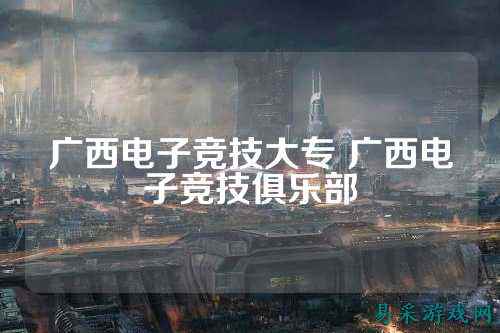 广西电子竞技大专 广西电子竞技俱乐部