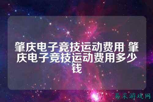 肇庆电子竞技运动费用 肇庆电子竞技运动费用多少钱