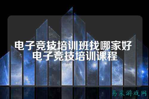 电子竞技培训班找哪家好 电子竞技培训课程