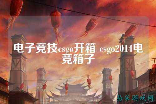 电子竞技csgo开箱 csgo2014电竞箱子