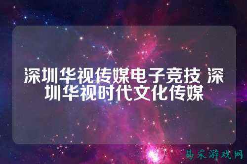 深圳华视传媒电子竞技 深圳华视时代文化传媒