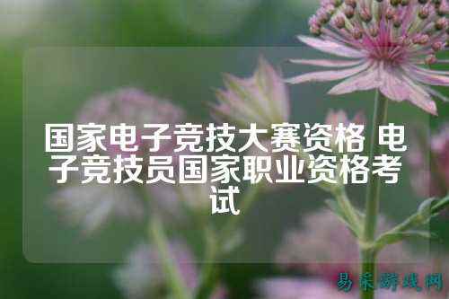 国家电子竞技大赛资格 电子竞技员国家职业资格考试