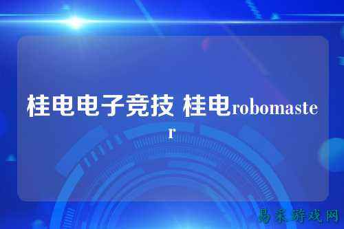 桂电电子竞技 桂电robomaster