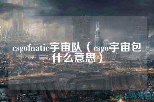 csgofnatic宇宙队（csgo宇宙包什么意思）