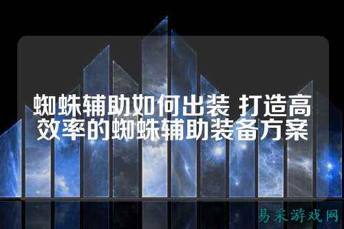 蜘蛛辅助如何出装 打造高效率的蜘蛛辅助装备方案
