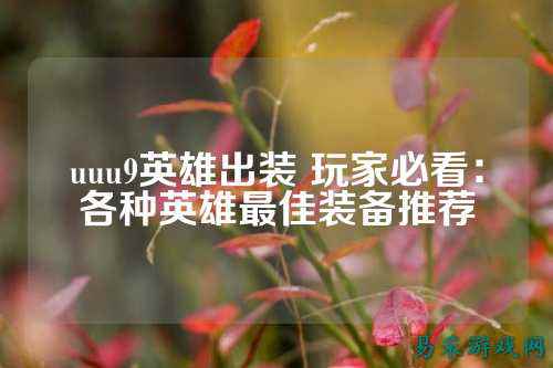 uuu9英雄出装 玩家必看：各种英雄最佳装备推荐