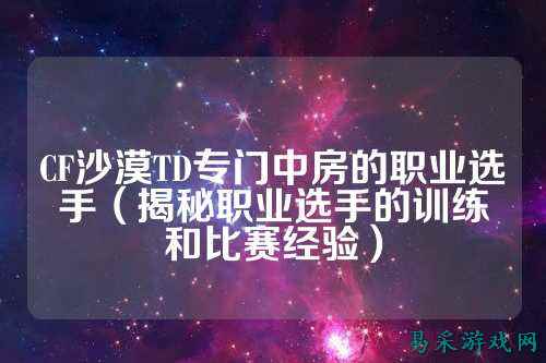 CF沙漠TD专门中房的职业选手(揭秘职业选手的训练和比赛经验)