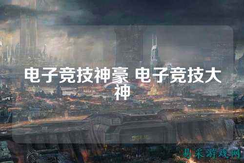 电子竞技神豪 电子竞技大神