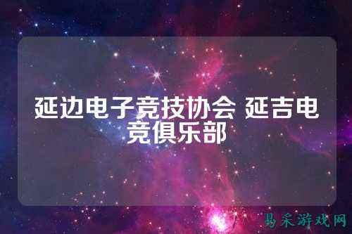 延边电子竞技协会 延吉电竞俱乐部