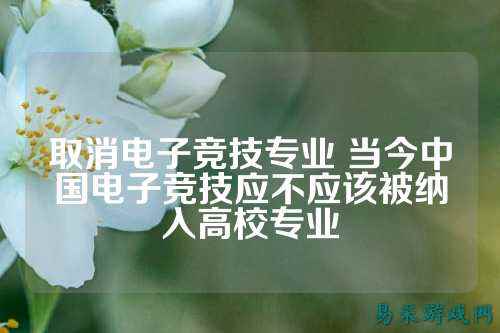 取消电子竞技专业 当今中国电子竞技应不应该被纳入高校专业