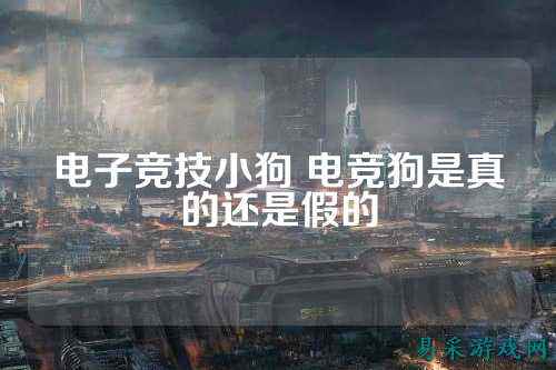 电子竞技小狗 电竞狗是真的还是假的