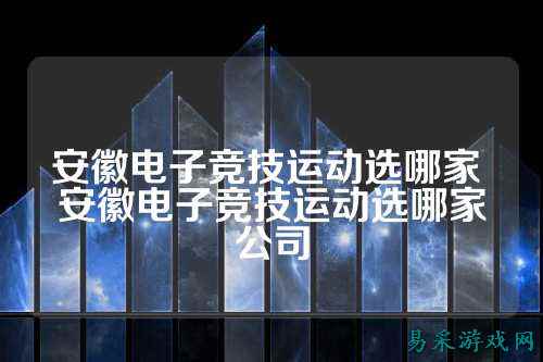 安徽电子竞技运动选哪家 安徽电子竞技运动选哪家公司
