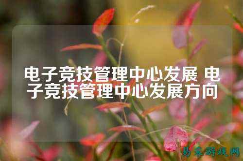 电子竞技管理中心发展 电子竞技管理中心发展方向