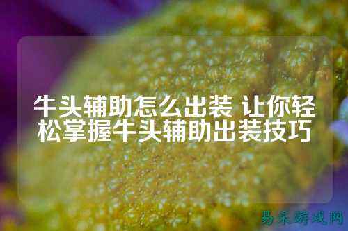 牛头辅助怎么出装 让你轻松掌握牛头辅助出装技巧