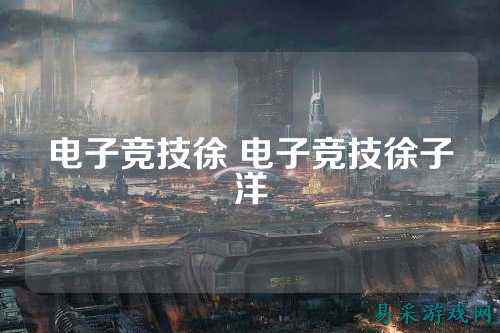 电子竞技徐 电子竞技徐子洋