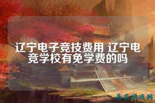 辽宁电子竞技费用 辽宁电竞学校有免学费的吗