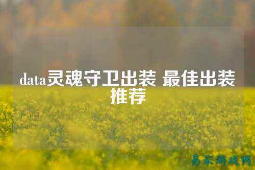 data灵魂守卫出装 最佳出装推荐