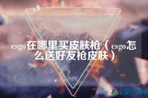 csgo在哪里买皮肤枪（csgo怎么送好友枪皮肤）