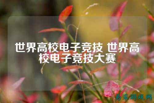 世界高校电子竞技 世界高校电子竞技大赛