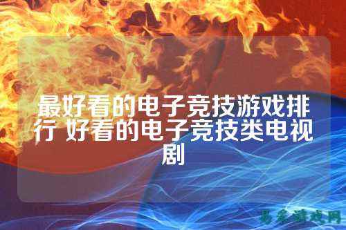 最好看的电子竞技游戏排行 好看的电子竞技类电视剧