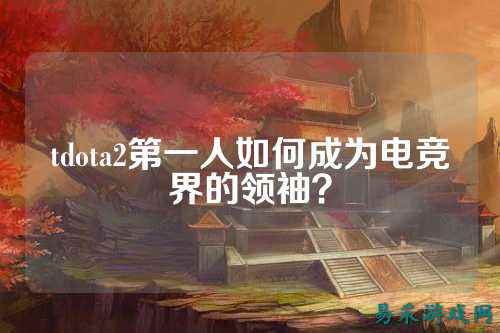 tdota2第一人如何成为电竞界的领袖？