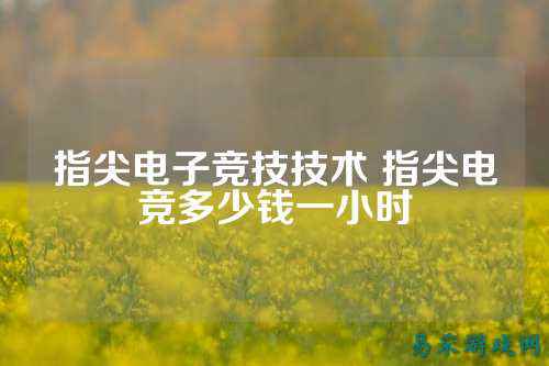 指尖电子竞技技术 指尖电竞多少钱一小时