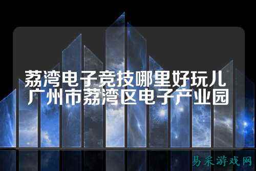 荔湾电子竞技哪里好玩儿 广州市荔湾区电子产业园