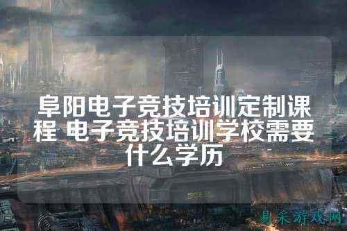 阜阳电子竞技培训定制课程 电子竞技培训学校需要什么学历