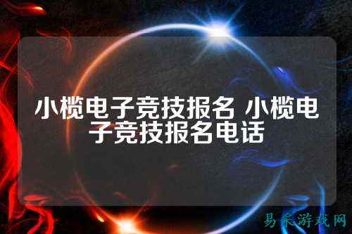 小榄电子竞技报名 小榄电子竞技报名电话