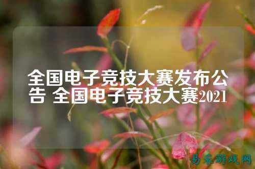全国电子竞技大赛发布公告 全国电子竞技大赛2021