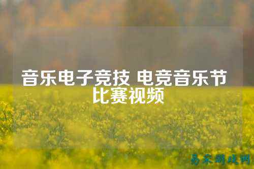 音乐电子竞技 电竞音乐节 比赛视频