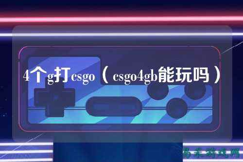4个g打csgo(csgo4gb能玩吗)