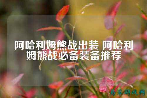 阿哈利姆熊战出装 阿哈利姆熊战必备装备推荐