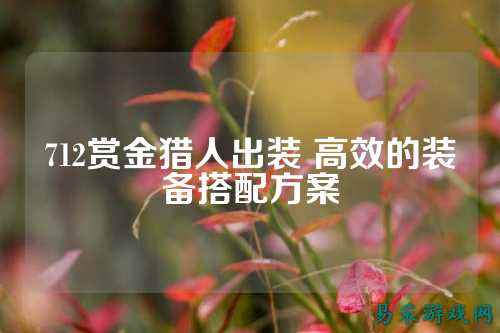 712赏金猎人出装 高效的装备搭配方案
