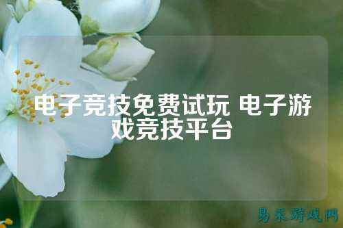 电子竞技免费试玩 电子游戏竞技平台