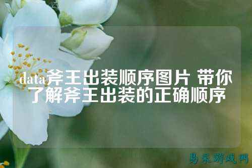 data斧王出装顺序图片 带你了解斧王出装的正确顺序