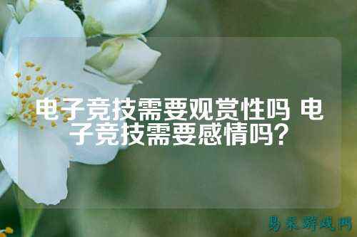 电子竞技需要观赏性吗 电子竞技需要感情吗？