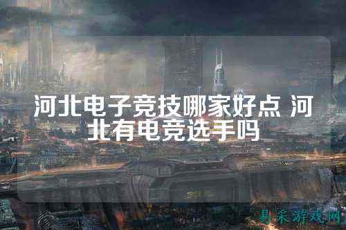 河北电子竞技哪家好点 河北有电竞选手吗