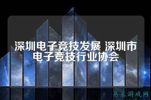 深圳电子竞技发展 深圳市电子竞技行业协会