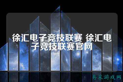 徐汇电子竞技联赛 徐汇电子竞技联赛官网