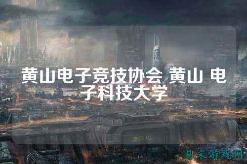 黄山电子竞技协会 黄山 电子科技大学