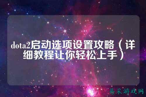 dota2启动选项设置攻略（详细教程让你轻松上手）