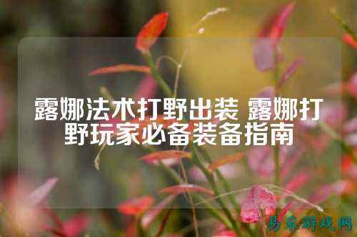 露娜法术打野出装 露娜打野玩家必备装备指南
