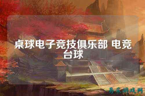 桌球电子竞技俱乐部 电竞台球