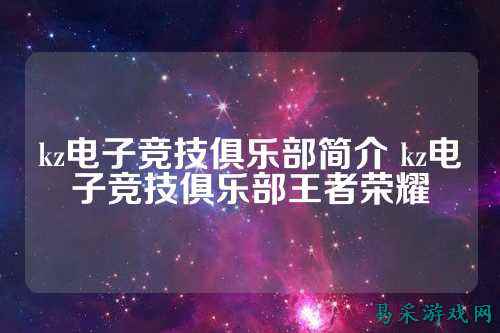 kz电子竞技俱乐部简介 kz电子竞技俱乐部王者荣耀