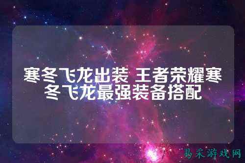 寒冬飞龙出装 王者荣耀寒冬飞龙最强装备搭配